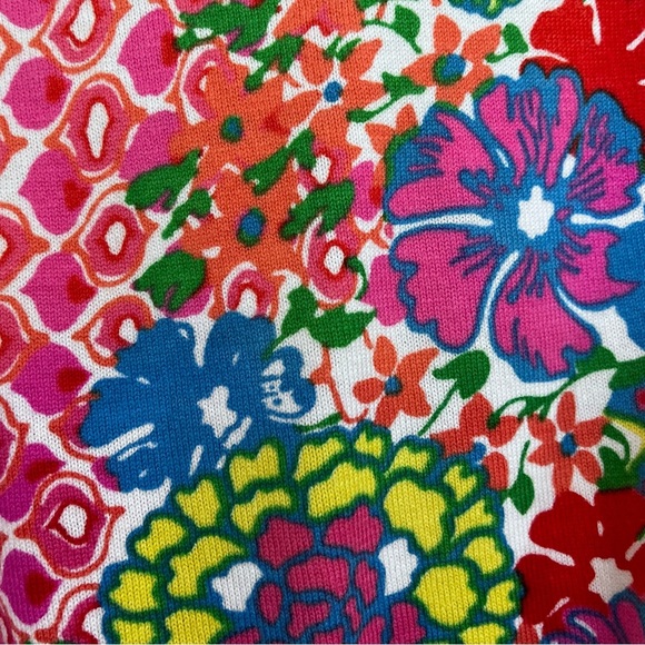 Talbots Multi Color Floral Button Cardigan Sweater - Picture 6 of 11